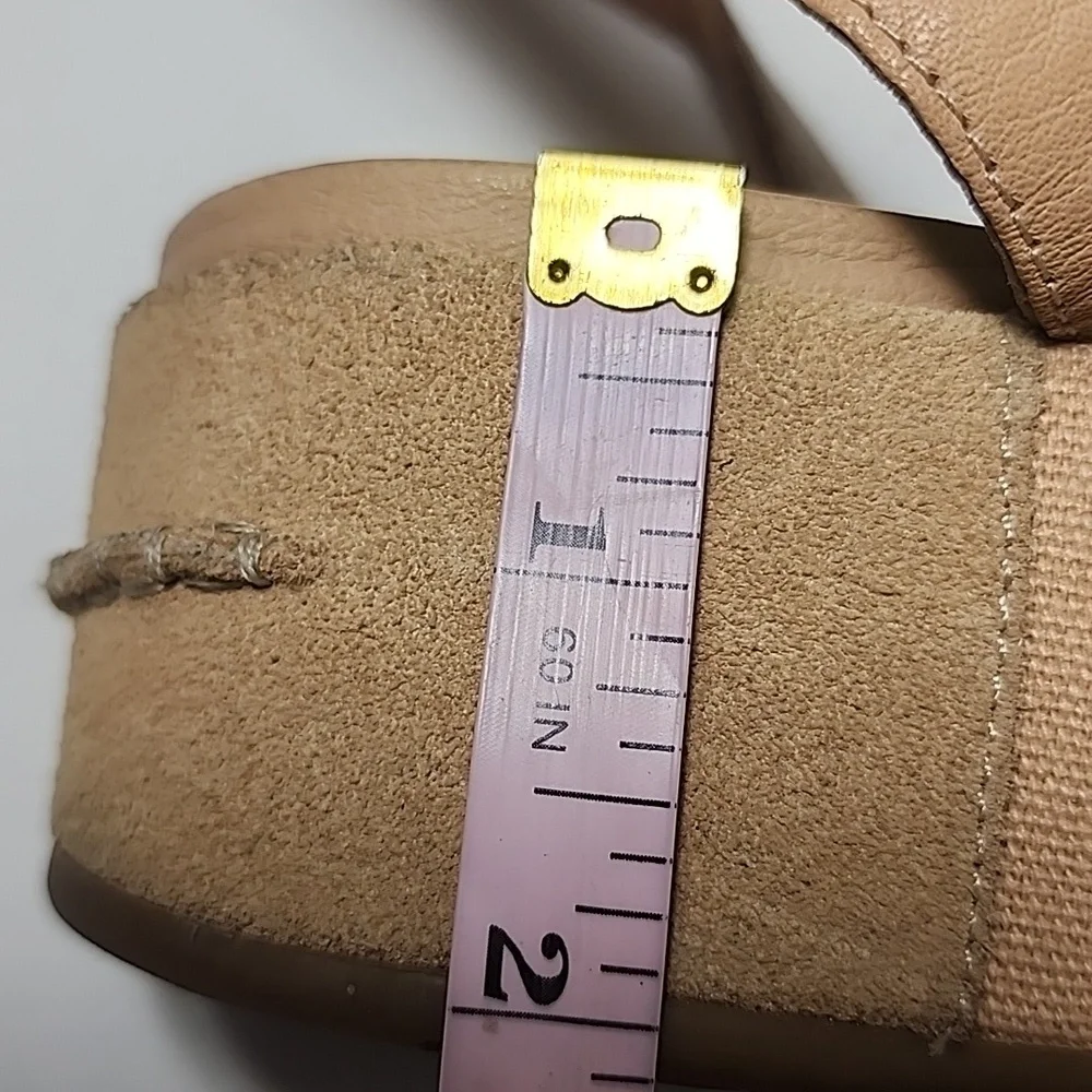 UGG Australia Tan Marchella‎ Open Toe Suede Platform Sandals Size 7.5